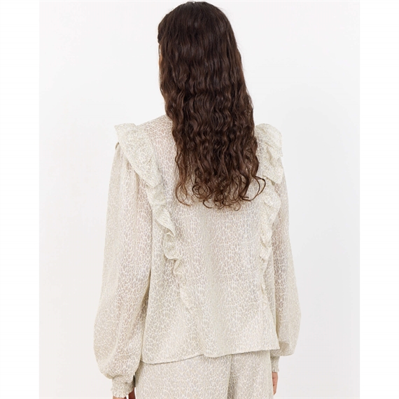 Levete Room LR-JERRIE 2 Bluse, Dove Combi 
